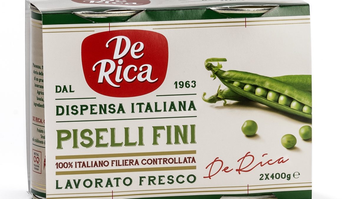 Piselli Fini De Rica, coltivati da agricoltori 100% italiani