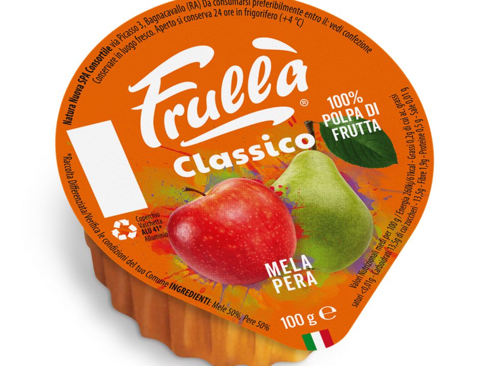 Frullà Classico, restyling del logo e del pack