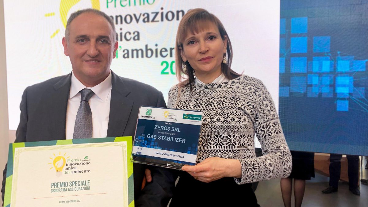 La startup cesenate Zero3 premiata a Milano da Legambiente