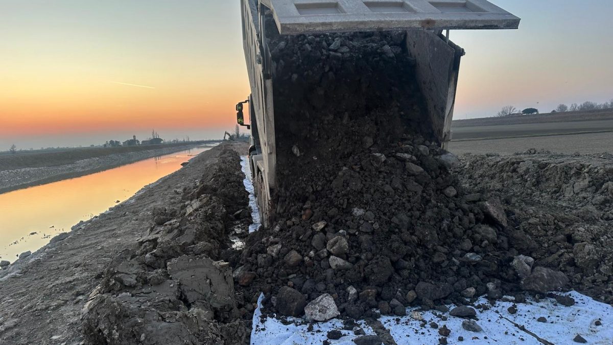 Completati e in fase conclusiva gli interventi sul Canale di bonifica in Destra Reno a Conselice, Sant’Alberto e Mandriole