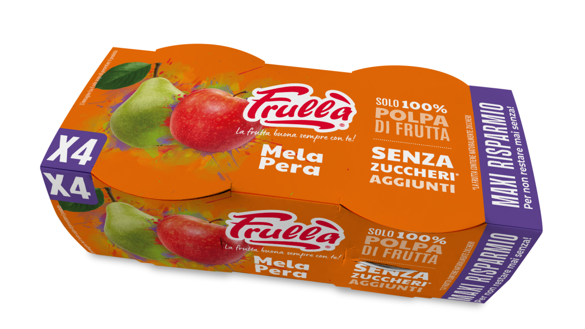 La bontà della frutta, moltiplicata per 4