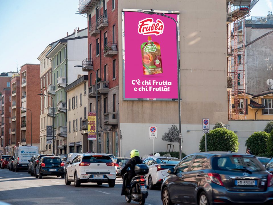 Frullà “in giro” per Milano durante TuttoFood con la sua prima campagna OOH