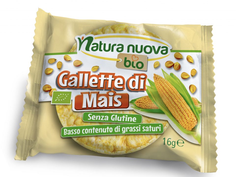 Snack semplici e naturali, le Gallette Natura Nuova Bio